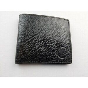 Pierre Cardin Pebbled Leather Bifold Wallet Black